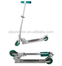 125mm PU 2 wheel scooter mobility scooter aluminium and steel surfing scooter for kids