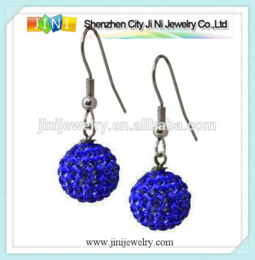 shamballa dangle earrings