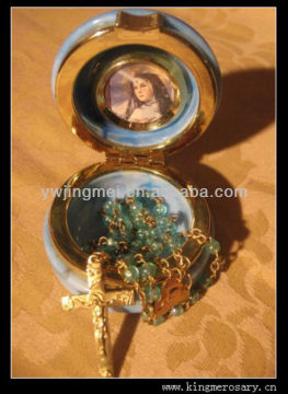 SAINT RITA OF CASCIA BOX CASE BAKELITE SAINT RITA OF CASCIA BOX CASE