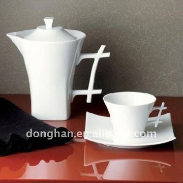 special designed coffee set with special handle