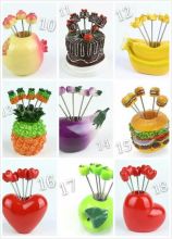 J421 Stainless Steel Fruit jelly Pick Stick