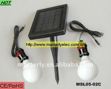 2w solar home light/garage light/fishing light