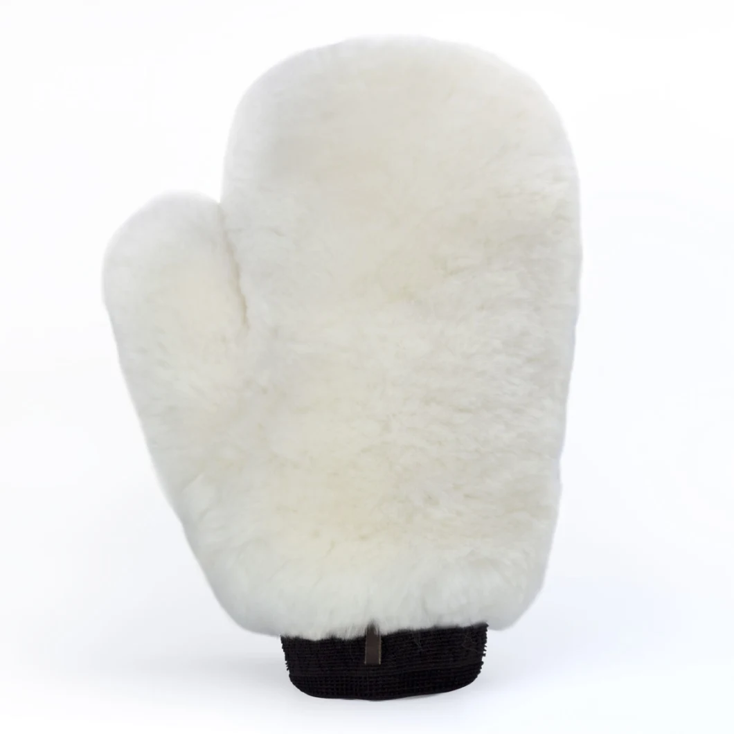 Cleaning Sheepskin Wash Mitt Made in China