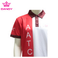 Uniforme de golfe de algodão com design personalizado