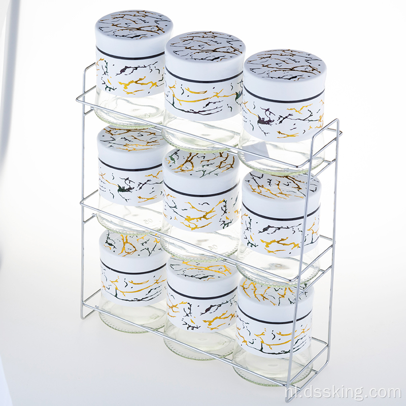 marmeren keuken kruiden kruiden jar keramische set combinatie jar kruidenrek kruiden kruiden plastic pot