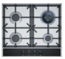 Four Rings Built-in Stove Top in Stainless Steel
