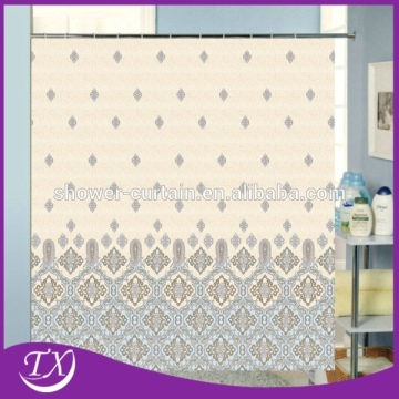 Polyester Fabric European Style Shower Curtain