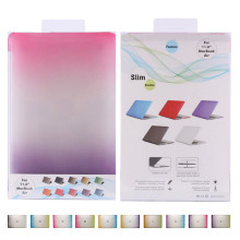 New&Hot rainbow spray color hard case for Macbook 11.6" air case with free gift case cover
