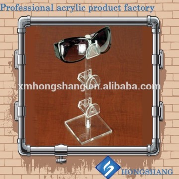 Factory customized eyewear display top acrylic eyewear display