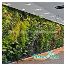 Large vertical plant wall fake plant wall