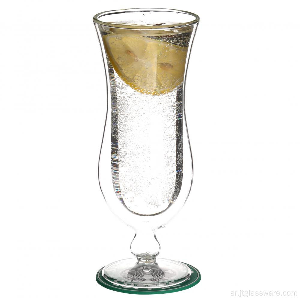 كأس بيرة زجاج مزدوج بتصميم جديد مخصص