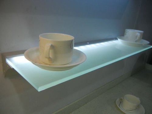 Wall Mount Glass Shelf LED Wall Lamp