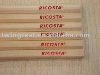 wooden colored pencil