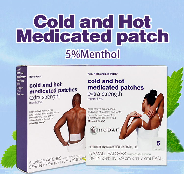 miếng dán thuốc lạnh và nóng cold and hot medicated patch
