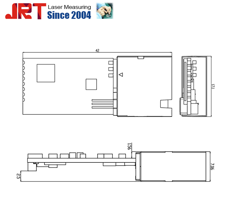 20m Laser Detection Sensor Diagram