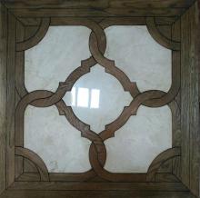 marble inlay wood tiles for flooring