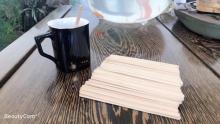 disposable wood coffee stick