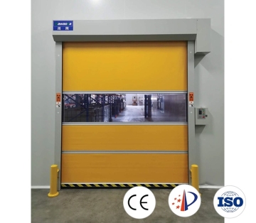 Stainless Steel Frame PVC Rapid Rolling Door