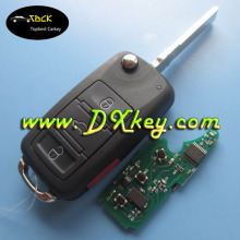 High quality 3 buttons smart remote key for VW toureg key VW car remote key with ID48 chip 433mhz 5k0837202F