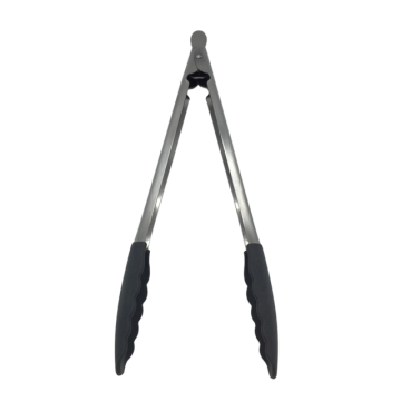 Stainless Steel Food Tongs with Silicone Tips