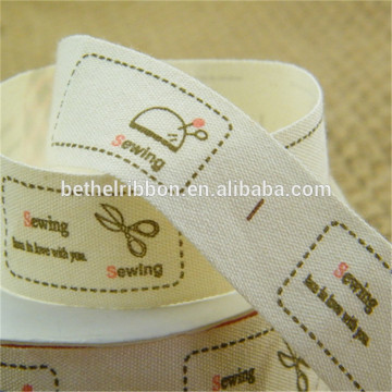 Contemporary antique christmas cotton ribbon printing