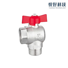 Chrome Plated Brass Gas Valve Liquid Control