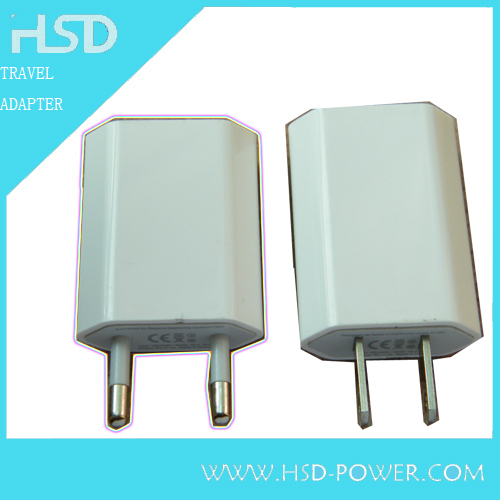 Wall Type USB Charger with UL CE (EN-60950) Certification