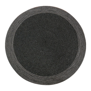 Outdoor round polypropylene patio mat