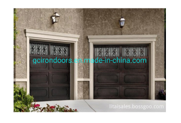 Wrought iron garage doors