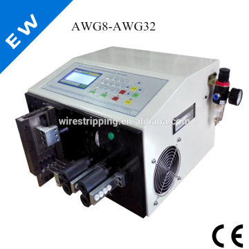 Electrical cable stripping machine, Computerized wire stripping machine EW-02D