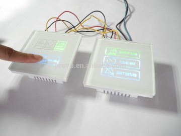 Smart hotel switch Hotel touch screen room status switch PY-RS01