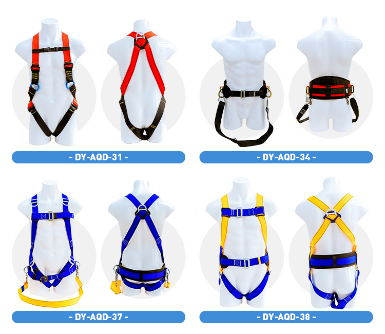 New Arrival Full-Body 4-Point Fall Protection Safety Harness Customized