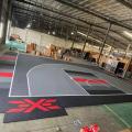 Pavimento e installazione di campo da basket