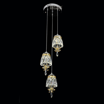 crystal hanging lamp decorative modern led chandelier