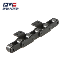 Double pitch conveyor chain attachments