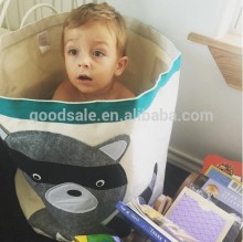 Foldable canvas storage bins toy bag