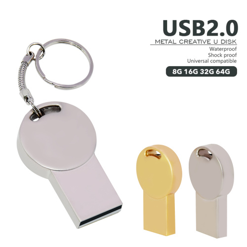 Chaveiro mini pen drive de metal