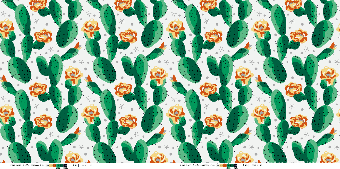 Cactus tablecloth 8