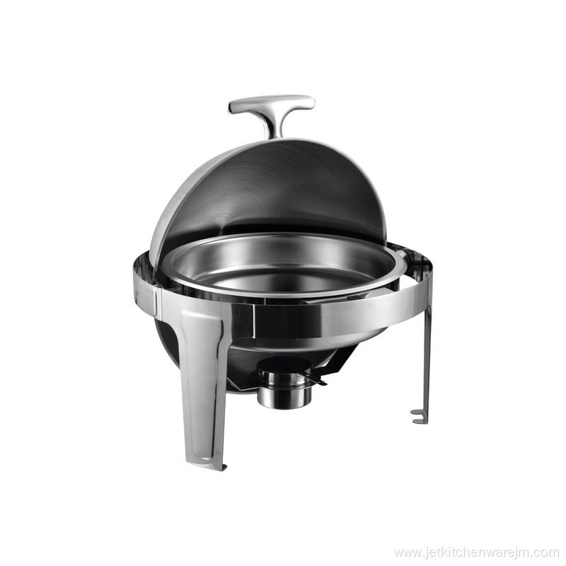 Buffet Service Round Top Stainless Steel Chafing Dish