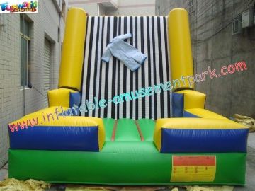 Velcro Walls,sticky Games For Childrens Inflatable Sports Games 4l X 3.5w X 2.5h Meter