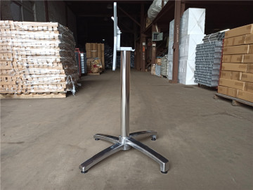 aluminum polished dining table leg