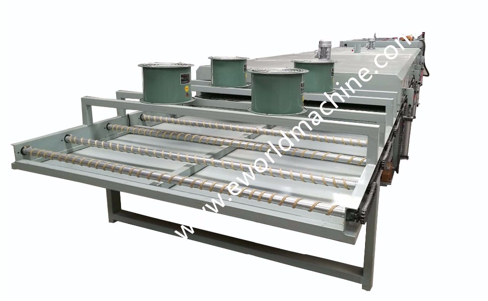 IR Curing oven tunnel dryer for glass screen printing drying