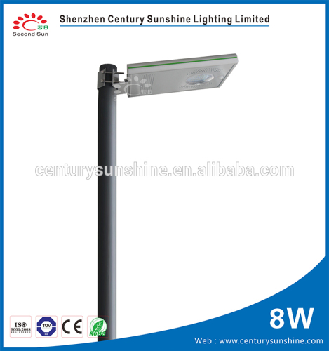 2016 most popular led light 8w solar light tower with CE ROHS certificated