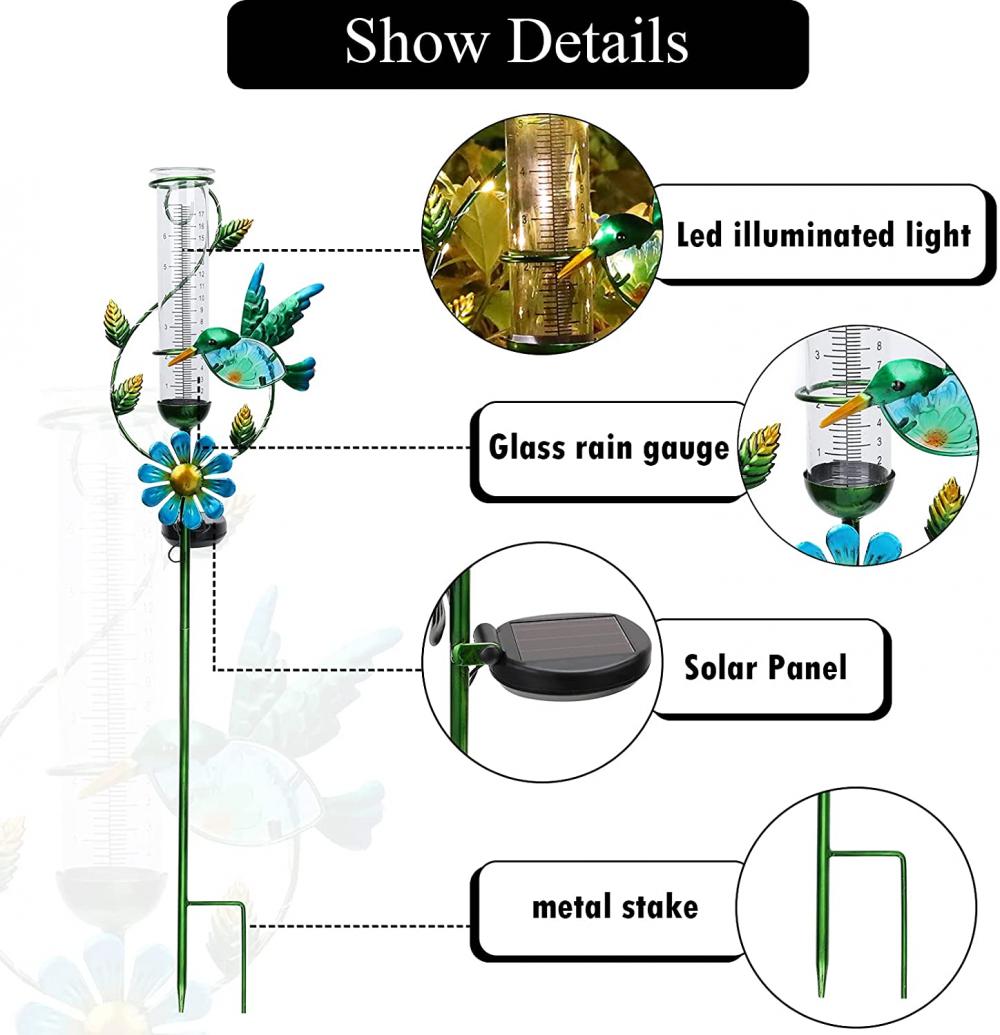 Solenergi Garden Rain Gauge