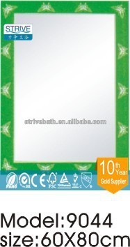 Vanity glass mirror