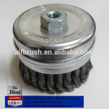 3 inch Heavy Duty Knotted Minigrinder Cup Brushes