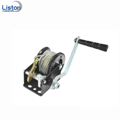 Small Stainless Steel Hand Winch with Auto-Locking
