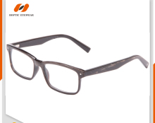 Premium Black & White Buffalo Horn Eyeglass Frames