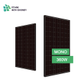 72 cell black mono perc solar panel 360w