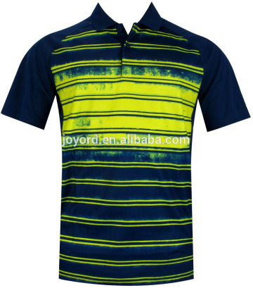 sublimated men golf apparel, european golf shirts